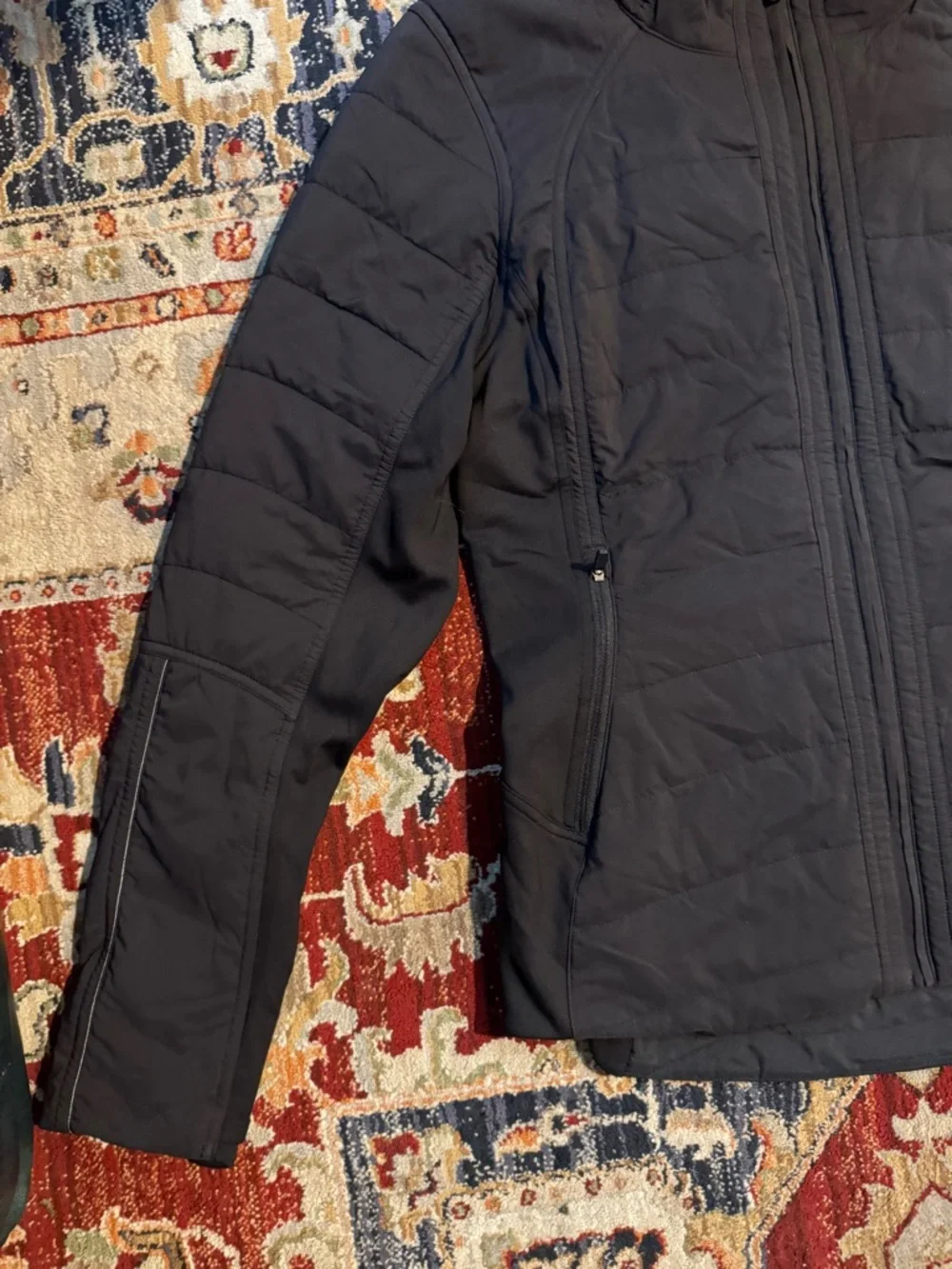 Lululemon Zip Up Jacket Black Womens Size 10 (US Medium) - Picture 4 of 8